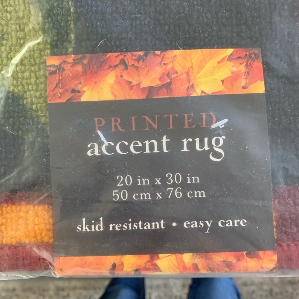 FALL ACCENT RUG - Picture 2 of 3